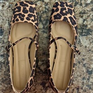 Franco Sarto dress shoes. Leopard design